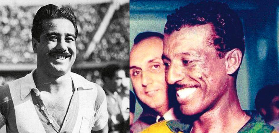 Norberto Méndez (izquierda) y Zizinho (derecha), goleadores históricos de la Copa. /FOTO: Q’HUBO BOGOTÁ 