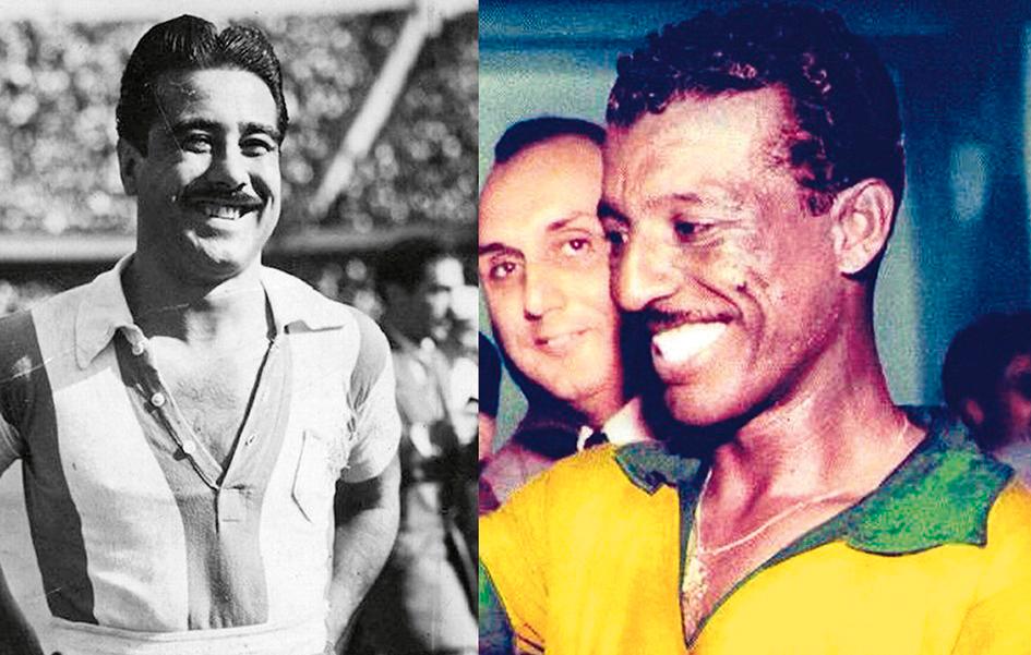 Norberto Méndez (izquierda) y Zizinho (derecha), goleadores históricos de la Copa. /FOTO: Q’HUBO BOGOTÁ