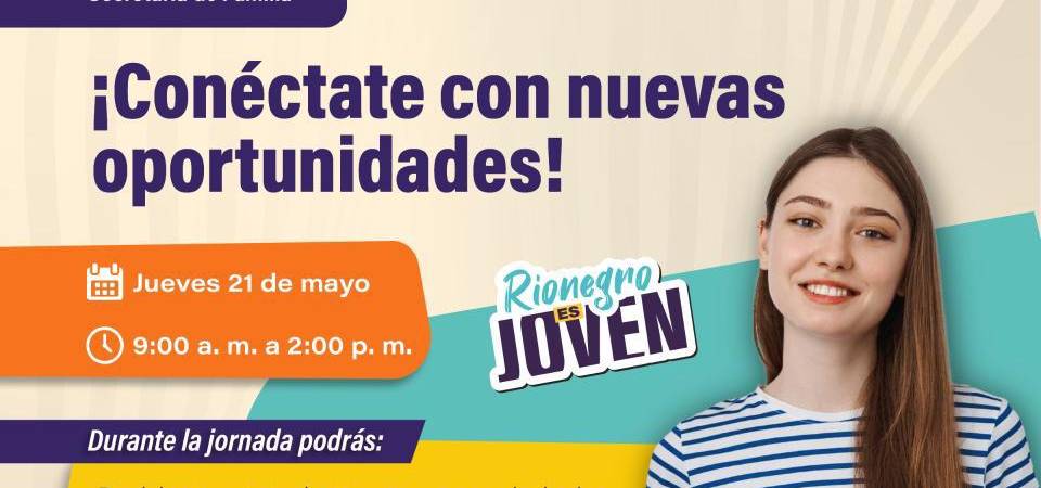 Publicidad de la feria de empleo en Rionegro. FOTO: ALCALDÍA DE RIONEGRO