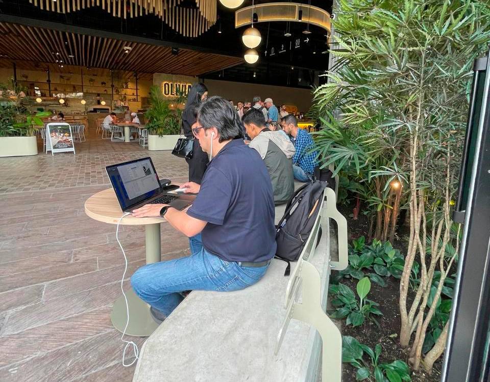 $!130 nuevos espacios de coworking están a disposición de los visitantes del CC. / FOTOS: JAIDER ESCOBAR.
