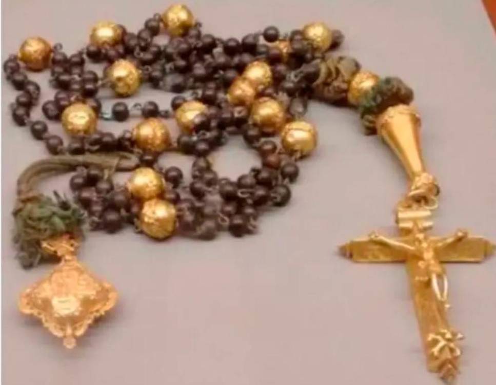 ‘Benedictín Rosari’, joya robada en Brasil. /FOTO: CORTESÍA