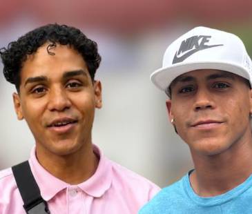 Vendedores ambulantes venezolanos en Medellín: Carlos Carrillo, Antuan Sánchez y Jesús Arias . FOTOS: SAMUEL DUARTE