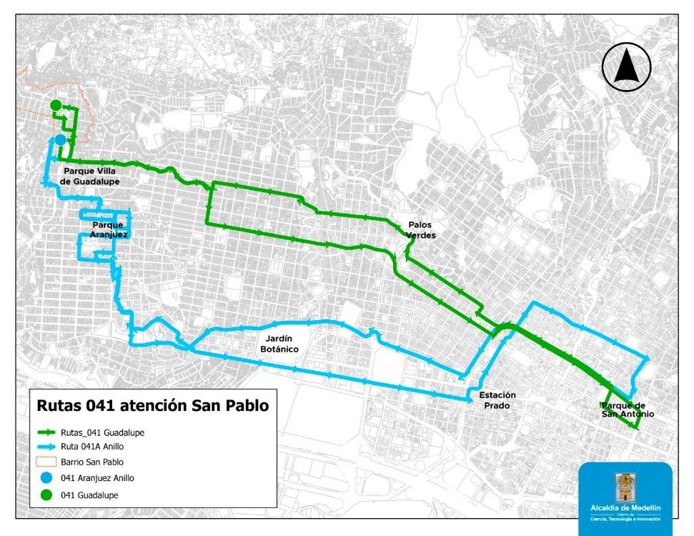 $!Reactivaron ruta de buses en el nororiente de Medellín, no funcionaba hacía 12 años