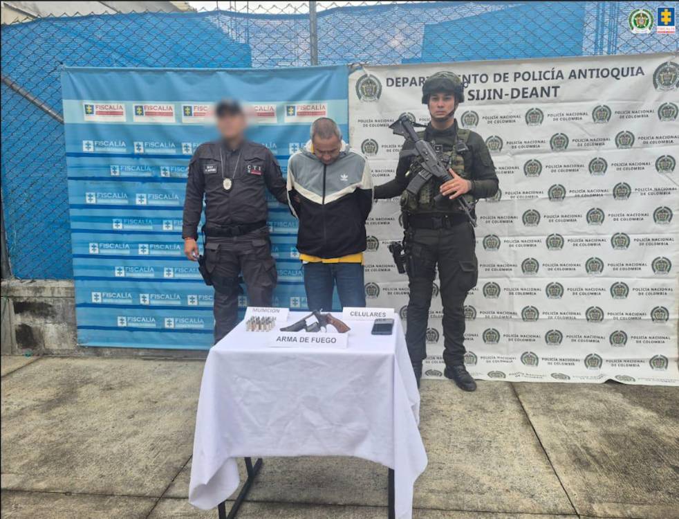 Luis Alfonso Muñoz Garzón, capturado por el crimen de la mujer trans. FOTO: FISCALÍA
