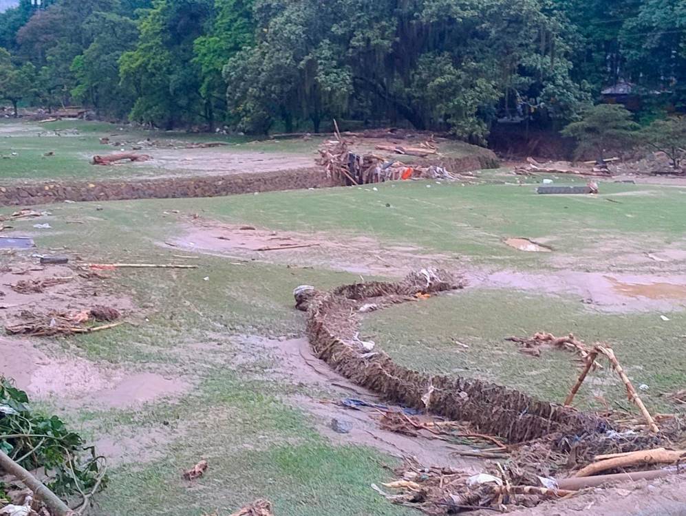 Así quedó el Club El Rodeo. /FOTO: CORTESÍA